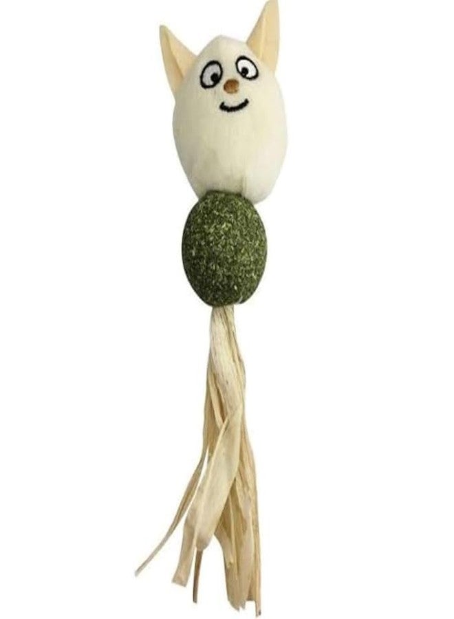 THE DDS STORE Catnip Toy, Cat Chew Toy Bite Resistant Catnip Toys for Cats,Catnip Filled Cartoon Cat Teething Chew Toy 100% Natural Plush Owl with Catnip Ball Pack Of1 - Image 1